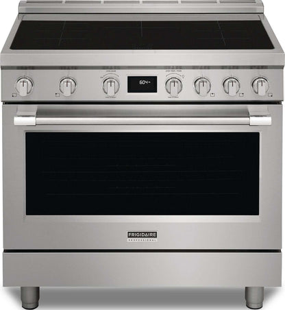 Cuisinière à induction Frigidaire Professional de 4,4 pi³ avec convection à 2 ventilateurs et surface facile à nettoyer…