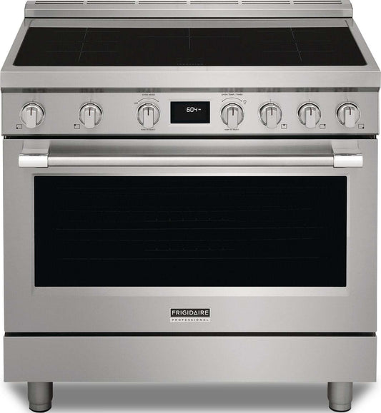 Cuisinière à induction Frigidaire Professional de 4,4 pi³ avec convection à 2 ventilateurs et surface facile à nettoyer…