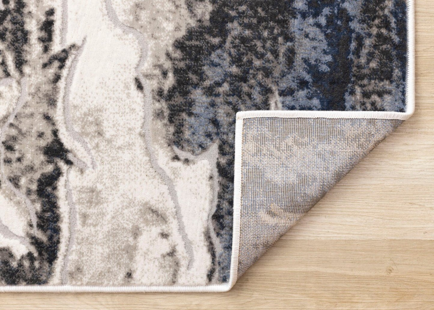 Linnie Blue Grey Area Rug - 7'10 x 10'6 | Carpette Linnie gris et bleu - 7 pi 10 po x 10 pi 6 po