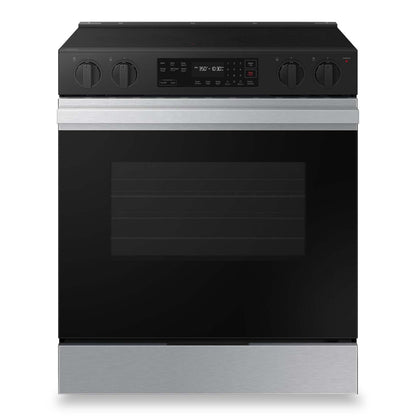Cuisinière intelligente électrique encastrée Samsung de 6,3 pi³ avec commande vocale - acier inoxydable - NSE6DG8100…