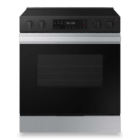 Cuisinière intelligente électrique encastrée Samsung de 6,3 pi³ avec commande vocale - acier inoxydable - NSE6DG8100…