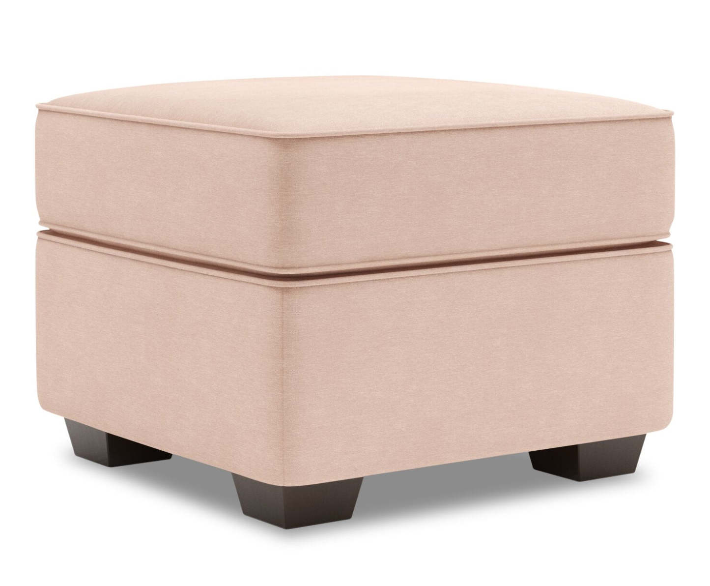 Fabriqué au Canada Canapé personnalisable Lab Roll 24 en tissu d'apparence lin - Pax Rose Rose | Pouf Roll de Sofa Lab de 24 po fabriqué au Canada en tissu d'apparence lin - rose Pax Rose | RO803249