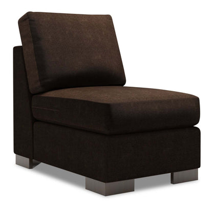 Fauteuil sans accoudoirs Track de la collection Sofa Lab - Luxury Chocolate | TR453293