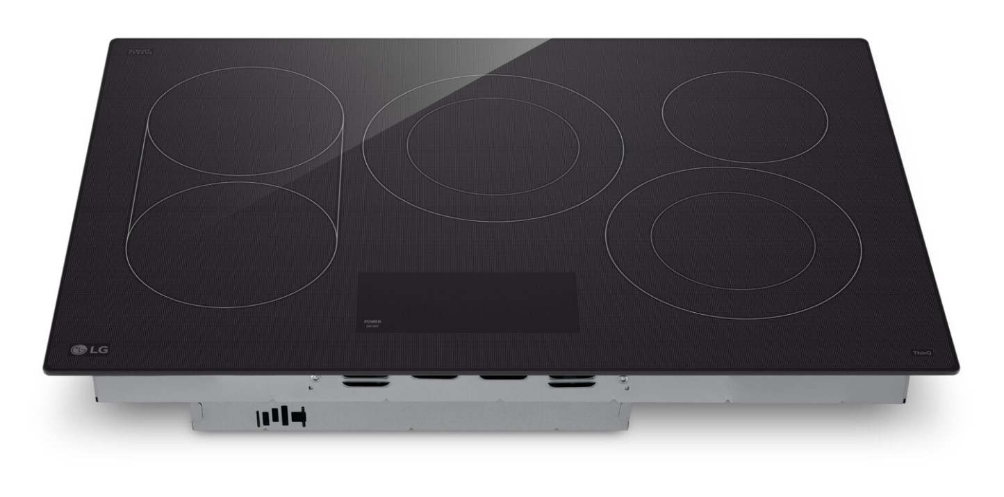Table de cuisson électrique LG 30 à 5 éléments avec élément UltraHeat™ 3,2 kW - Noir - CBEW3017BE | Table de cuisson électrique LG de 30 po à 5 éléments avec élément UltraHeatMC de 3 200 W - noire - CBEW3017BE