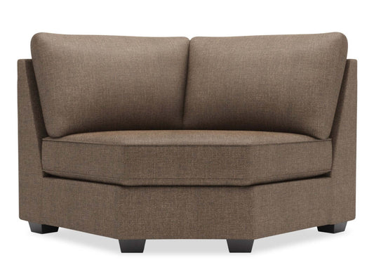 Canapé Lab Roll Coin Incurvé - Luna Praline | Fauteuil courbé en coin Roll de la collection Sofa Lab - Luna Praline | RO842591