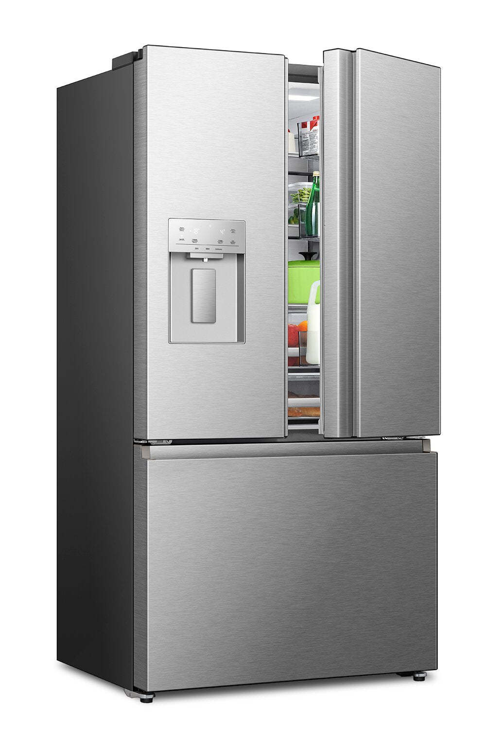 Réfrigérateur Hisense de 36 po et de 22,4 pi³ à portes françaises - acier inoxydable - RF225C3CSEI | Hisense 36 22.4 Cu. Ft. French-Door Refrigerator - Stainless Steel - RF225C3CSEI