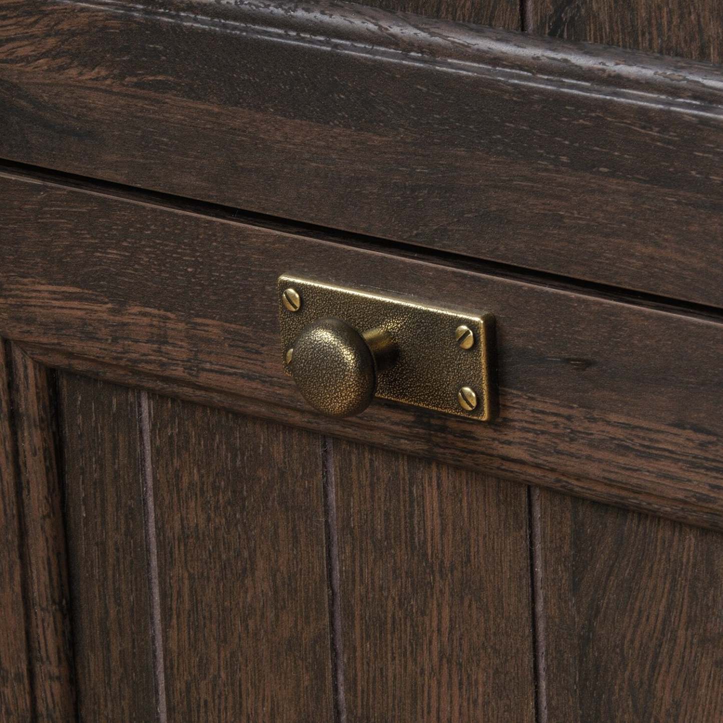 Classeur latéral Retta de 33,39 po à 2 tiroirs - chêne café