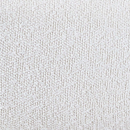 Kort &amp; Co. Tabouret Capri à hauteur de comptoir avec tissu bouclé et accents dorés, métal - Blanc | Tabouret Capri de Kort &amp; Co. de hauteur comptoir en métal avec tissu bouclé et touches dorées - blanc