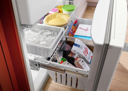 Réfrigérateur KitchenAid de 36 po et de 20 pi3 de profondeur comptoir à portes françaises - blanc - KRFC136RWH | KRFC13WH