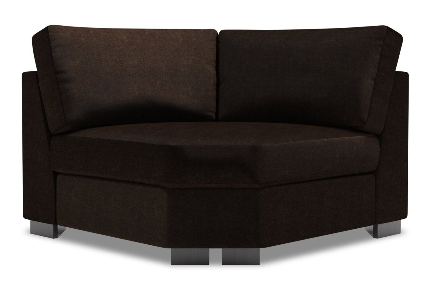 Sofa Lab Track Wedge Courbé - Chocolat de Luxe | Fauteuil courbé en coin Track de la collection Sofa Lab - Chocolat de Luxe | TR843293