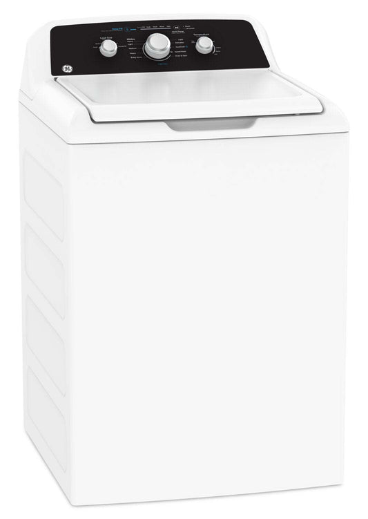 GE 4.4 Cu Ft. Top Load Washer – White - GTW334BMRWS | Laveuse GE à chargement par le haut de 4,4 pi³ - blanche - GTW334BMRWS