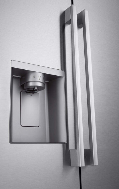 LG 36 27 Cu. Ft Side by Side Refrigerator - Fingerprint Resistant Stainless Steel - LL27T3530S  | Réfrigérateur LG de 27 pi3 et de 36 po à compartiments juxtaposés - acier inoxydable résistant aux traces de doigts - LL27T3530S