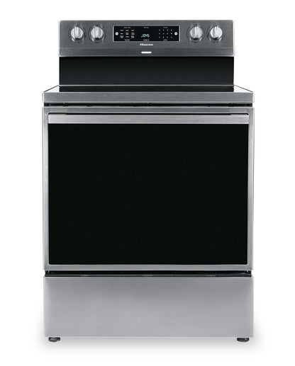 Cuisinière électrique Hisense de 5,8 pi³ avec friture à air et convection européenne - acier inoxydable - HBE3501C… | Hisense 5,8 Cu. Fort. Cuisinière électrique avec friture à air et convection européenne - Acier inoxydable - HBE3501C…