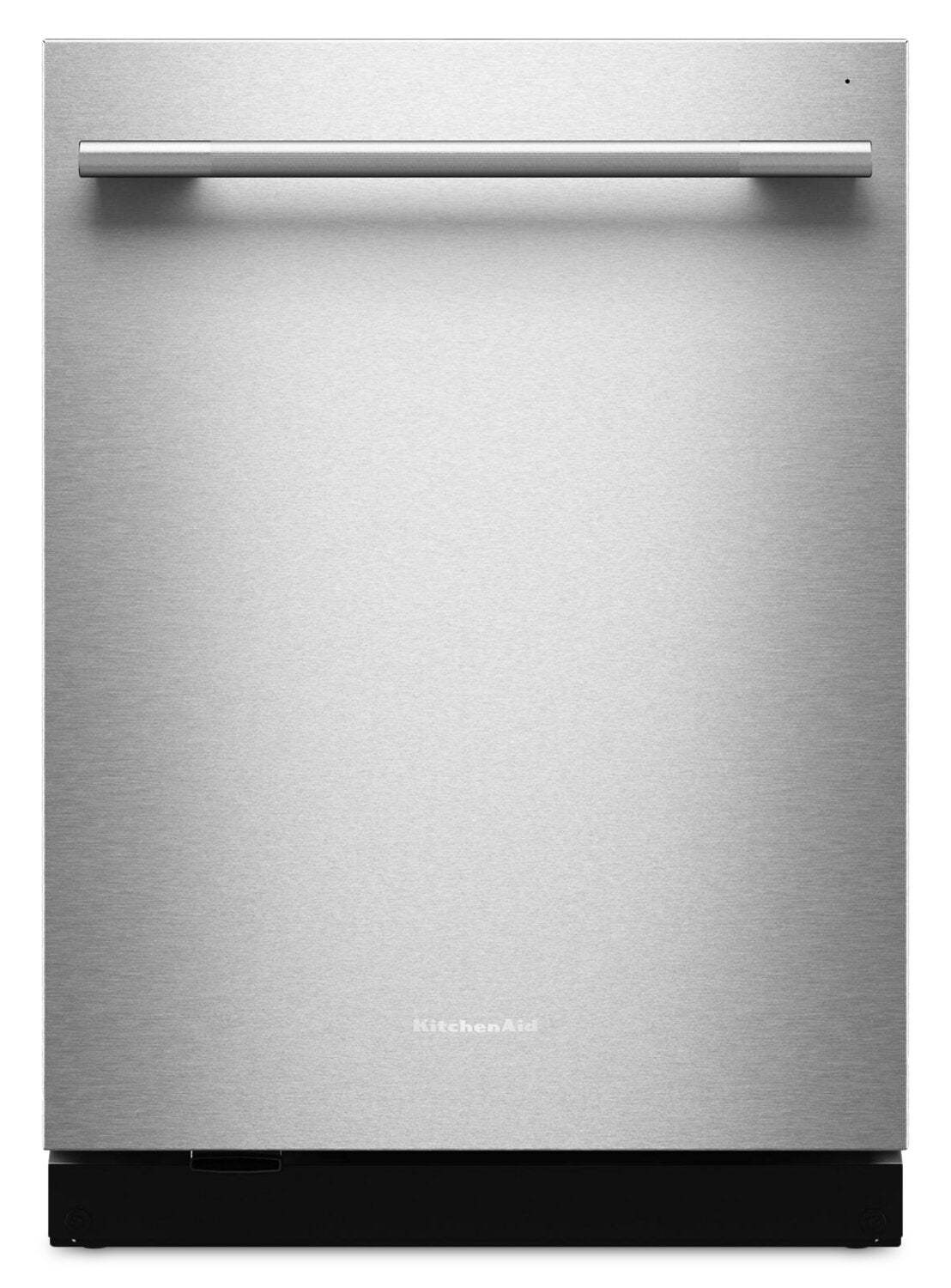 Lave-vaisselle KitchenAid de 24 po et de 44 dBA avec troisième panier 360° Max JetsMC - acier inoxydable avec fini PrintShieldMC - KDTS624SPS