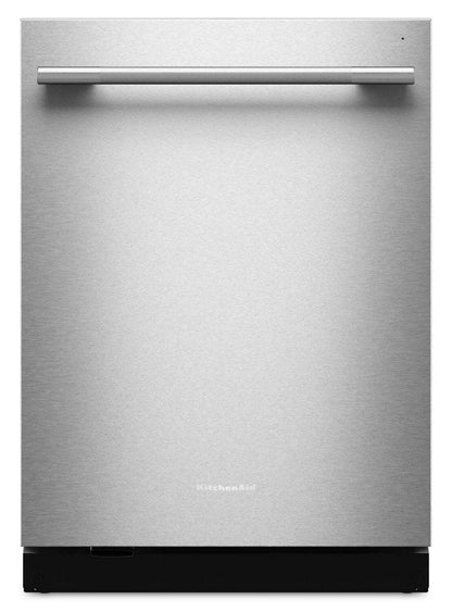 Lave-vaisselle KitchenAid de 24 po et de 44 dBA avec troisième panier 360° Max JetsMC - acier inoxydable avec fini PrintShieldMC - KDTS624SPS