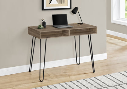 Bureau Ezra 40 avec compartiments - Taupe|Bureau Ezra de 40 po avec compartiments ouverts - taupe