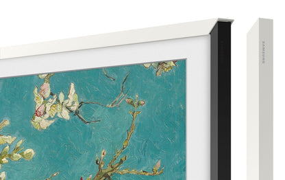 Cadre décoratif personnalisable pour téléviseur « The Frame » de 32 po de Samsung - blanc moderne