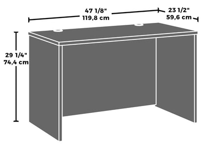 Affirm 47.17 Commercial Grade Office Desk - Orme noble|Bureau Affirm de 47,17 po de qualité commerciale - orme noble