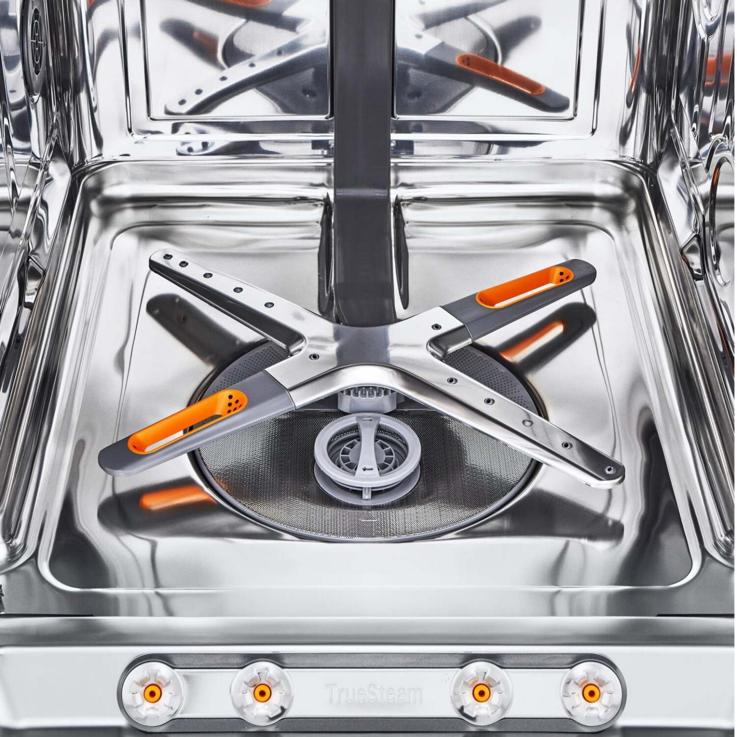 Lave-vaisselle intelligent encastré LG à 44 dBA de 24 po avec commandes sur le dessus et QuadWashMC Pro - Noir inoxydable résistant aux taches…