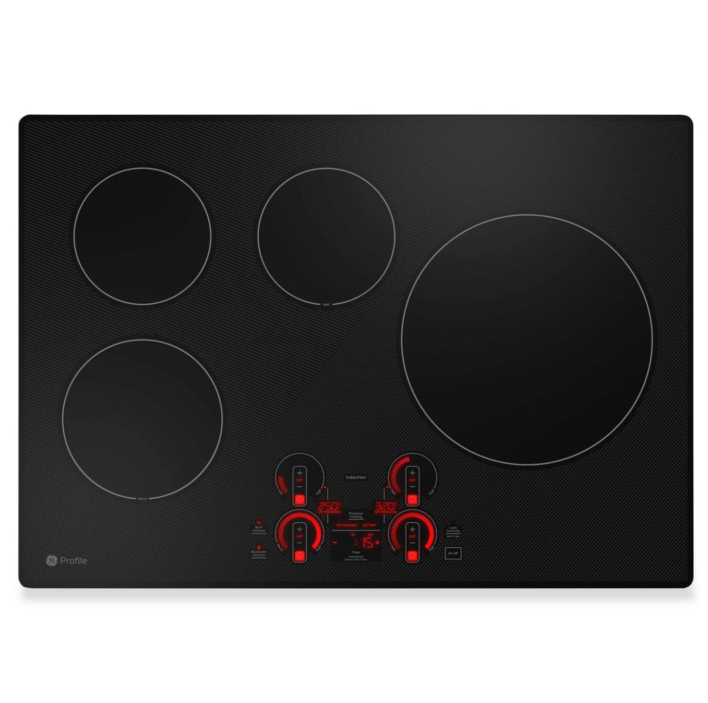 Profile 30 4-Element Induction Cooktop - Black - PHP7030DTBB | Surface de cuisson à induction Profile de 30 po à 4 éléments - noire - PHP7030DTBB