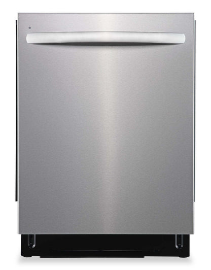 Frigidaire Lave-vaisselle à commande supérieure 24, 49 dBA avec troisième panier - Acier inoxydable - FDSH4502BF | Lave-vaisselle Frigidaire de 24 po et de 49 dBA avec commandes sur le dessus et 3e panier - acier inoxydable - FDSH4502BF | FDSH450F