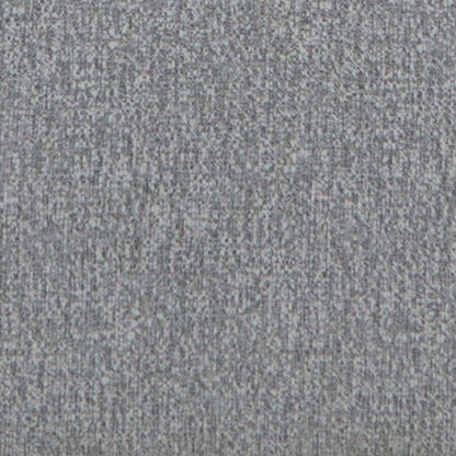 Farah 33,85 Ottomane en tissu chenille avec coussin en plumes - Argent | Pouf Farah de 33,85 po en tissu de chenille avec coussin en couette et plumes - argenté