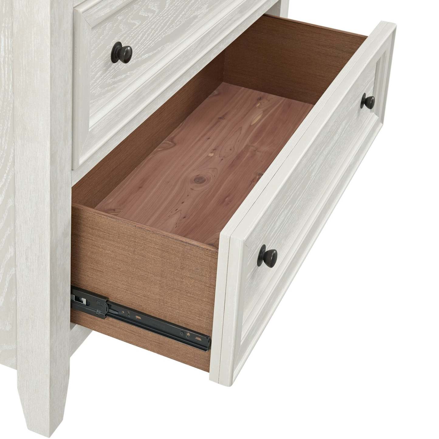Casa Bedroom Chest of Drawers, 6-Drawer, 39W x 52H, Wood - White | Commode verticale Casa de 39 po (l) x 52 po (H) à 6 tiroirs en bois pour la chambre à coucher - blanche