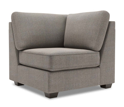 Sofa Lab Roll Square Wedge - Luna Smoke | Fauteuil carré en coin Roll de la collection Sofa Lab - Luna Smoke | RO882391