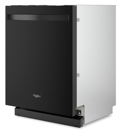 Lave-vaisselle encastré Whirlpool de 24 po et de 44 dBA avec commandes sur le dessus - noir - WDT550SAPB | Whirlpool 24 44 dBA Built-In Top-Control Dishwasher - Black - WDT550…