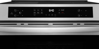 Frigidaire 5,3 pi³ Cuisinière à induction avec commandes à l’avant et friture à air - acier inoxydable - FCFI308CBS