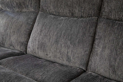 Canapé à inclinaison électrique zéro gravité Atlantis 90 en tissu - Gris foncé | Canapé à inclinaison électrique Atlantis de 90 po en tissu avec position zéro gravité - gris foncé