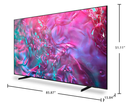 Téléviseur intelligent Samsung 98 4K UHD Edge Lit couleur cristal dynamique HDR10+ 120 Hz (UN98DU9000FXZC) | Téléviseur intelligent Samsung UHD 4K de 98 po à 120 Hz avec rétroéclairage périphérique, Dynamic Crystal Color et HDR10+ (UN98DU9000FXZC)