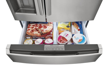 Réfrigérateur Frigidaire Gallery de 21,5 pi³ et de 36 po de profondeur comptoir à 4 portes français - Résistant aux traces® …