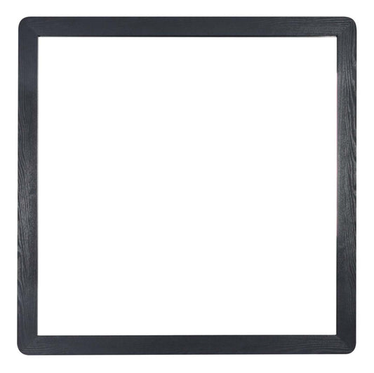 Miroir de commode de chambre à coucher Milan - noir