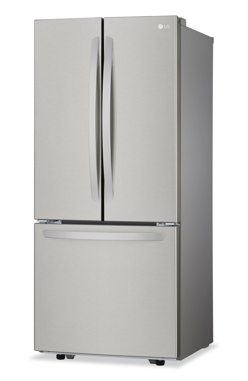Réfrigérateur LG de 21,8 pi3 et de 30 po de profondeur standard à portes françaises - acier inoxydable - LFCS22520S  | LG 30 21.8 Cu. Ft. French Door Standard-Depth Refrigerator - Stainless Steel - LFCS22520S