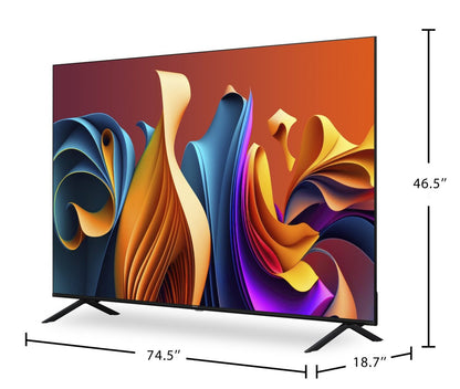Téléviseur intelligent QLED Hisense UHD 4K de 85 po à 60 Hz avec HDR10+, Dolby VisionMC et Google TVMC (85QD6N)