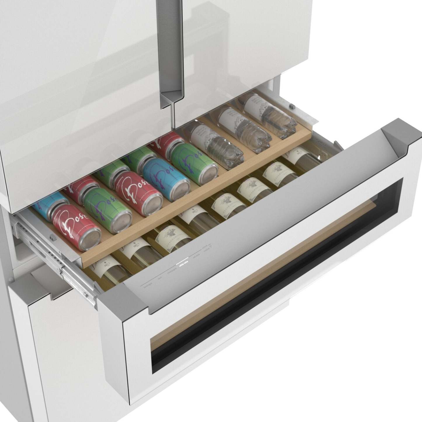 Bosch 36 20.5 Cu. Ft. 800 Series Smart Counter-Depth French-Door Refrigerator - B36CL81ENW  | Réfrigérateur intelligent Bosch série 800 de 36 po et de 20,5 pi3 de profondeur comptoir à portes françaises - B36CL81ENW  | B36CL81W