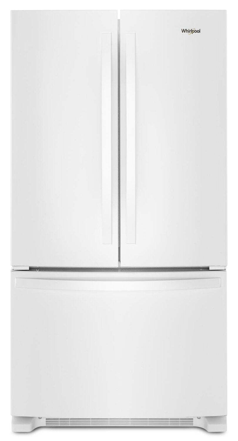 Whirlpool 36 20 pi3 Réfrigérateur de profondeur comptoir à portes françaises - blanc - WRFC2036RW | Réfrigérateur Whirlpool de 20 pi3 et de 36 po de profondeur comptoir à portes françaises - blanc - WRFC2036RW | WRFC20RW