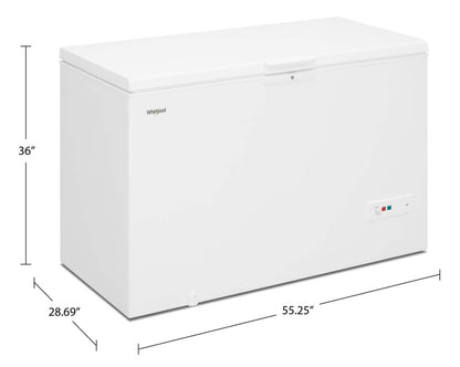 Whirlpool Congélateur coffre convertible en réfrigérateur 16 pi³ - WZC5216LW | Congélateur coffre convertible en réfrigérateur Whirlpool de 16 pi³ - WZC5216LW | WZC5216W