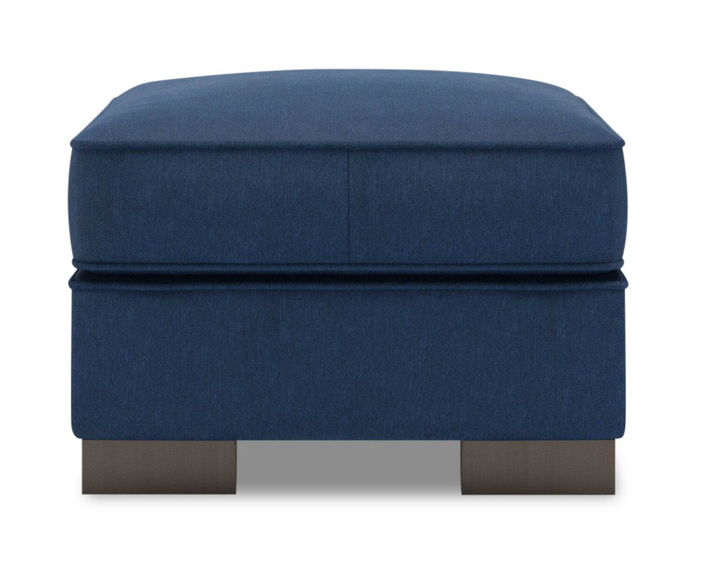 Fabriqué au Canada Canapé personnalisable Lab Track 24 en tissu d'apparence lin - Pax bleu marine | Pouf Track de Sofa Lab de 24 po fabriqué au Canada en tissu d'apparence lin - bleu Pax Navy | TR803149