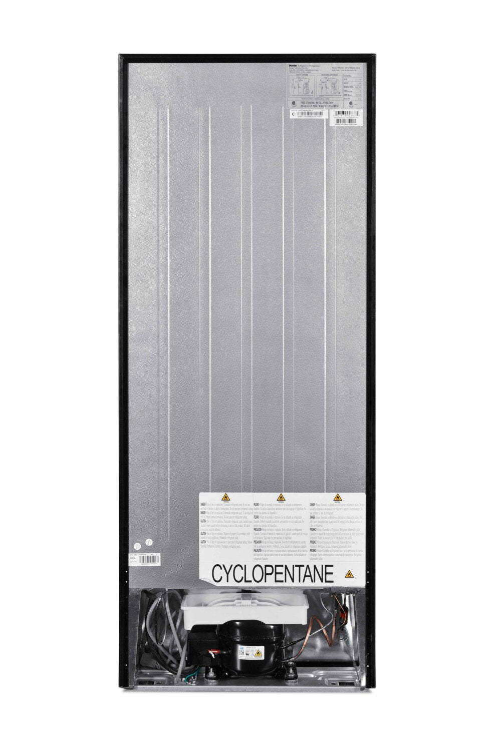 Danby 21,4 7,4 Cu. Fort. Réfrigérateur à congélateur supérieur - Acier inoxydable - DPF074B2BSLDB-6 | Réfrigérateur Danby de 7,4 pi³ et de 21,4 po à congélateur supérieur - acier inoxydable - DPF074B2BS…