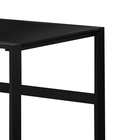 Kyle 48 Glass-Top Office Desk - Noir|Bureau Kyle de 48 po avec dessus en verre - noir