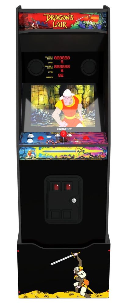 Arcade1Up Dragon's Lair® Arcade Cabinet avec Riser | Borne d'arcade Dragon's LairMD de Arcade1Up avec plateforme | DRAGONLR