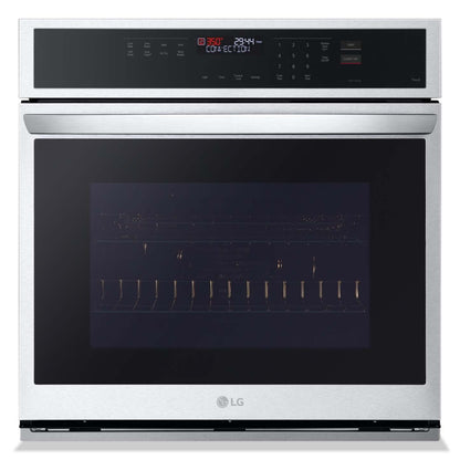 LG 30 4,7 pi³ Four mural électrique avec convection véritable - Acier inoxydable résistant aux traces - WSEP4723… | Four mural électrique LG de 4,7 pi³ et de 30 po avec convection véritable - acier inoxydable résistant aux traces…