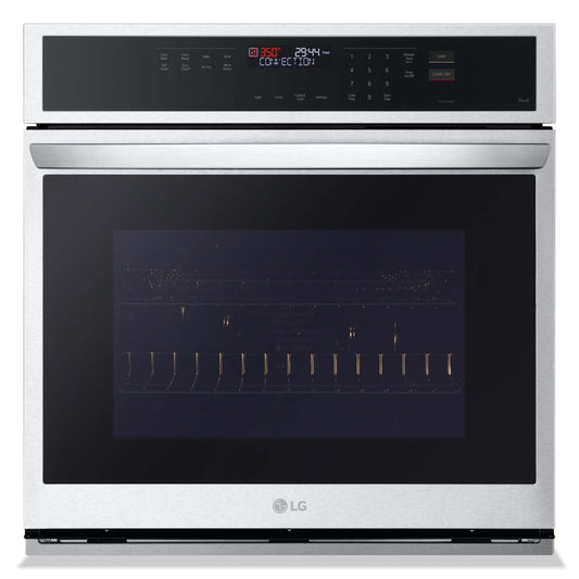 LG 30 4,7 pi³ Four mural électrique avec convection véritable - Acier inoxydable résistant aux traces - WSEP4723… | Four mural électrique LG de 4,7 pi³ et de 30 po avec convection véritable - acier inoxydable résistant aux traces…