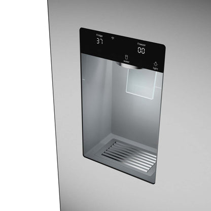 Bosch 36 26 Cu. Ft. 100 Series Smart French-Door Refrigerator - Stainless Steel - B36FD10ENS | Réfrigérateur intelligent Bosch série 100 de 36 po et de 26 pi3 à portes françaises - acier inoxydable - B36FD10ENS | B36FD10S