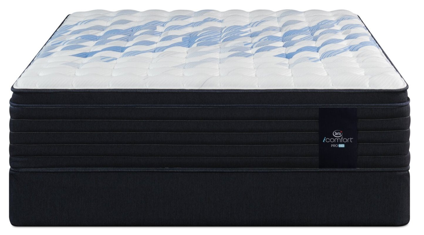 Serta iComfort Hybrid ProHD Vanguard 3.0 Ensemble de matelas double à europlateau | Ensemble matelas à Euro-plateau ProHD Vanguard 3.0 Hybrid iComfortMD de Serta pour lit simple | VNGRD3TP