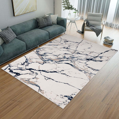 Tapis bleu Rowann – 5'3 x 7'6 | Tapis Rowann bleue - 5 pi 3 po x 7 pi 6 po | ROWANN06