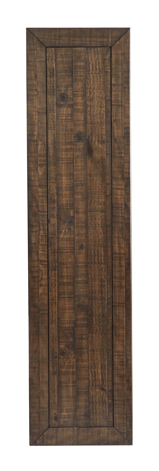 Edwin 64” Country Pine Sofa Table with Storage and Stool - Homestead Brown | Table de salon Edwin de 64 po en pin champêtre avec rangement et tabouret - brun champêtre