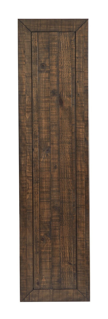 Edwin 64” Country Pine Sofa Table with Storage and Stool - Homestead Brown | Table de salon Edwin de 64 po en pin champêtre avec rangement et tabouret - brun champêtre